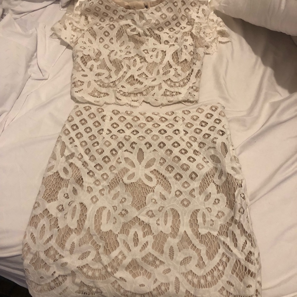 Off white Skirt + Top set